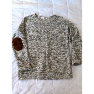 Heather grey sweater